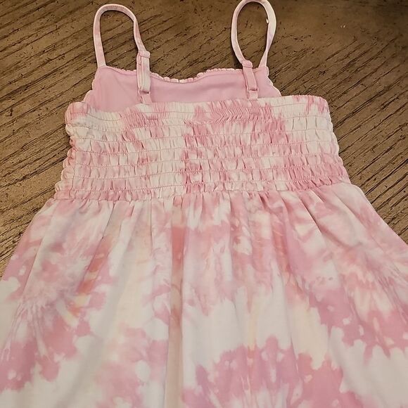 Pink Tie-Dye Maxi Dress Size S 7/8 - Picture 11 of 14